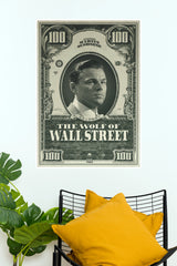 The Wolf of Wall Street Dollar Bill Poster – Leonardo DiCaprio Movie Art Print (Hollywood Poster)