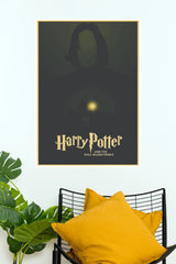 Harry Potter and the Half-Blood Prince Minimalist Snape Poster – Severus Snape Silhouette Wall Art Print (Hollywood Poster)