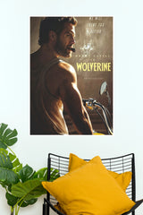 Henry Cavill as Wolverine Concept Poster – Marvel Fan Art Motorcycle Wall Print (Hollywood Poster)