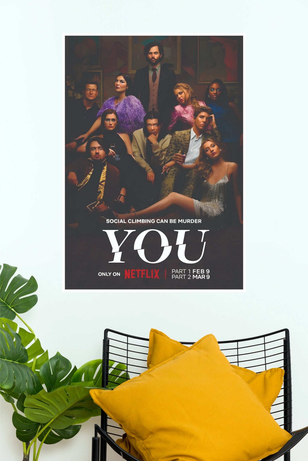 YOU Season 4 Netflix Series Poster – Penn Badgley Joe Goldberg Wall Art Print (Hollywood Poster)
