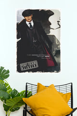 Vintage Gangster Wall Poster – Classic Peaky Blinders Inspired Retro Crime Art Print  (Series Poster)