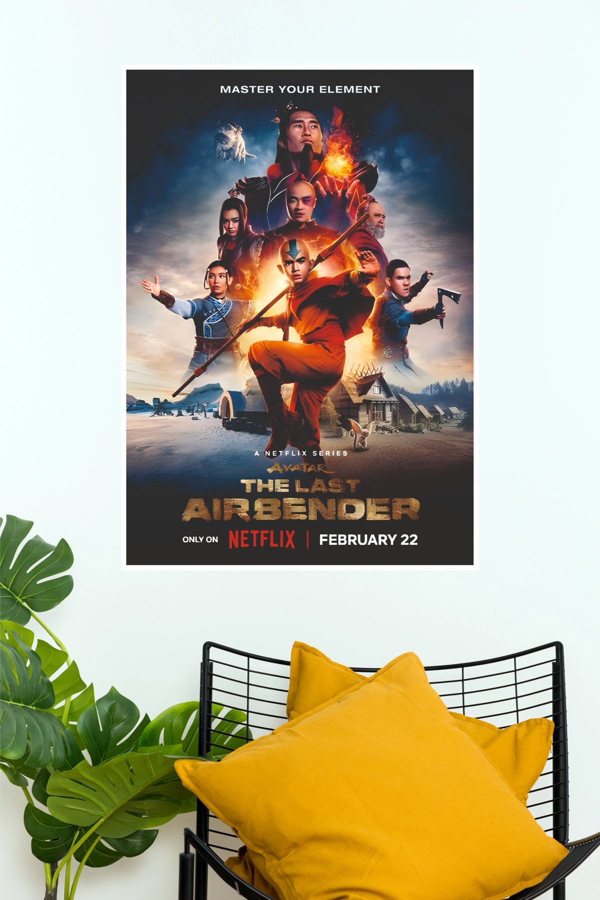 Avatar: The Last Airbender Cinematic Wall Art Poster  (Series Poster)