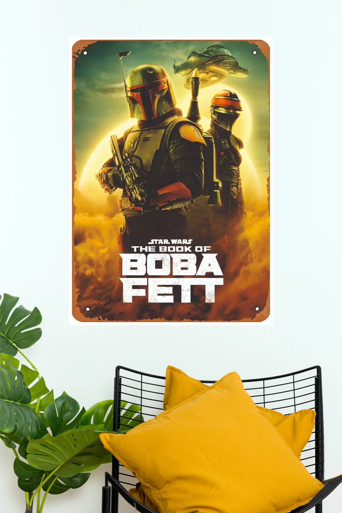 Star Wars The Book of Boba Fett Poster – Bounty Hunter Sci-Fi Wall Art(Series  Poster)