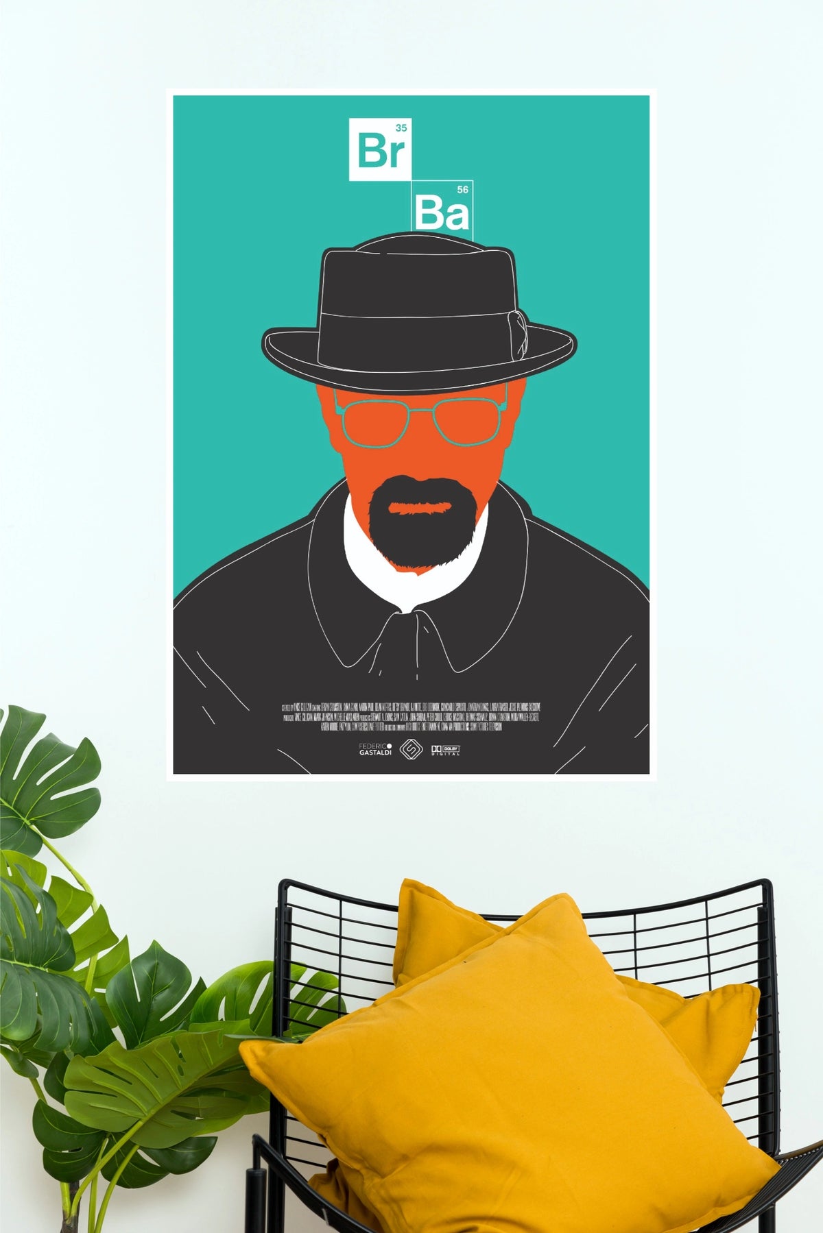 Breaking Bad Heisenberg Minimalist Poster – Walter White Chemistry Wall Art (Series  Poster)