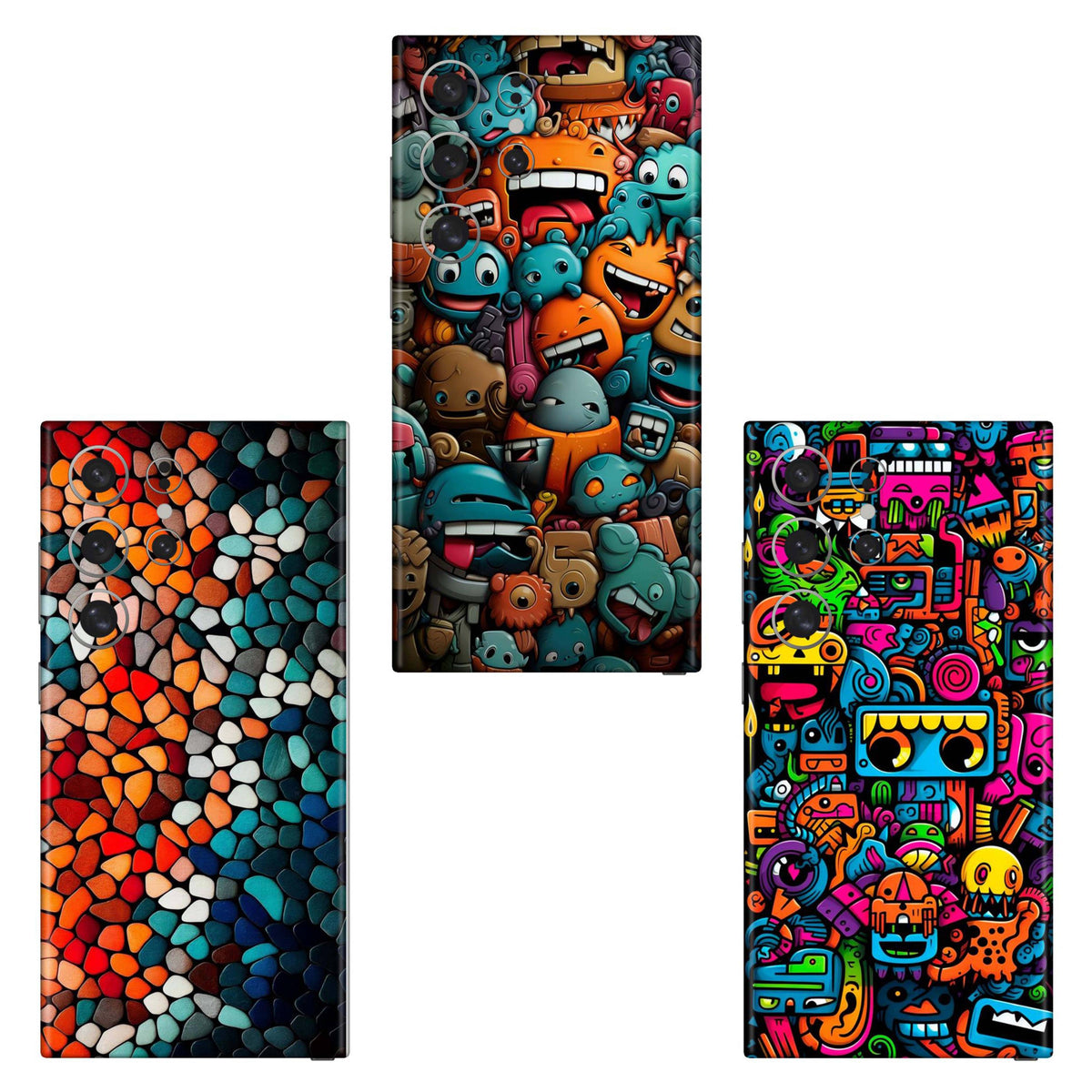 Combo 179 Mobile Skin Pack Of 3 Combo