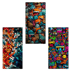 Combo 179 Mobile Skin Pack Of 3 Combo