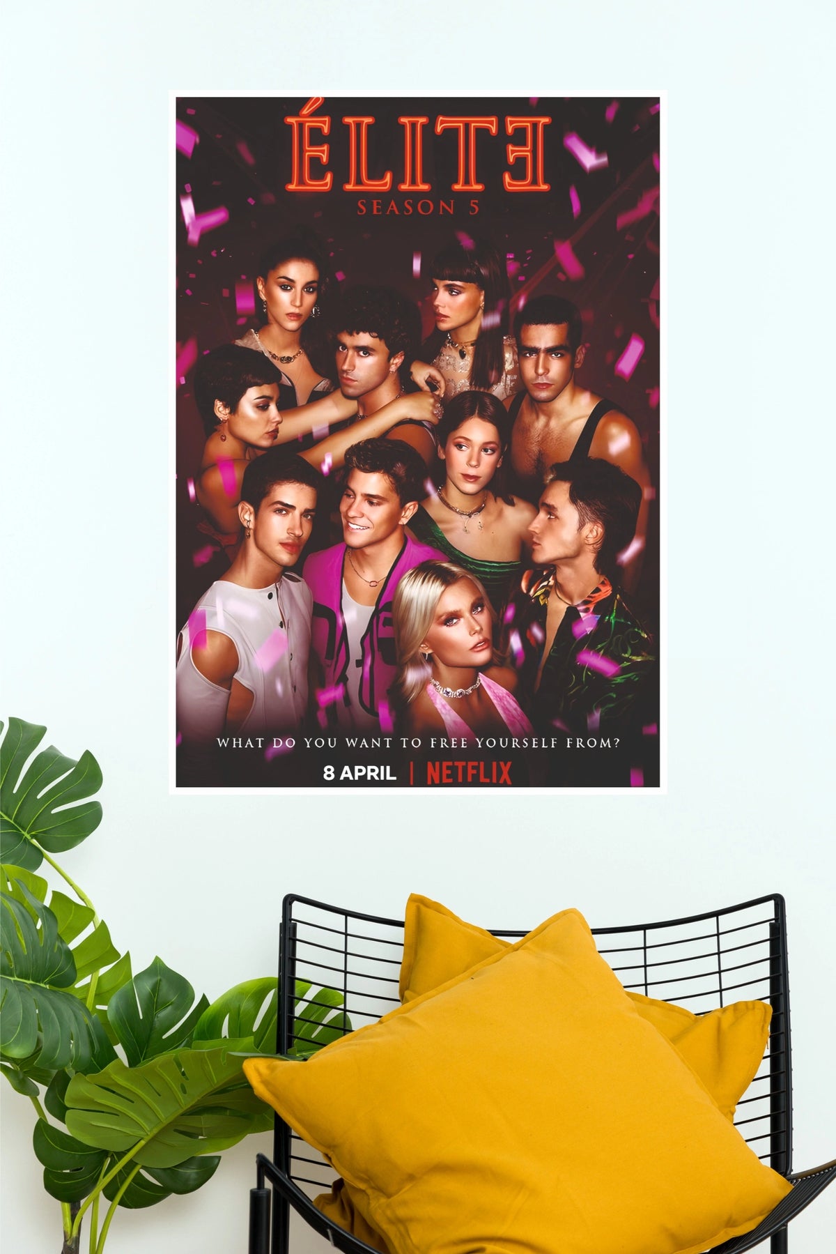 Elite Season 5 Poster – Spanish Teen Drama Series Wall Art   (Series  Poster)