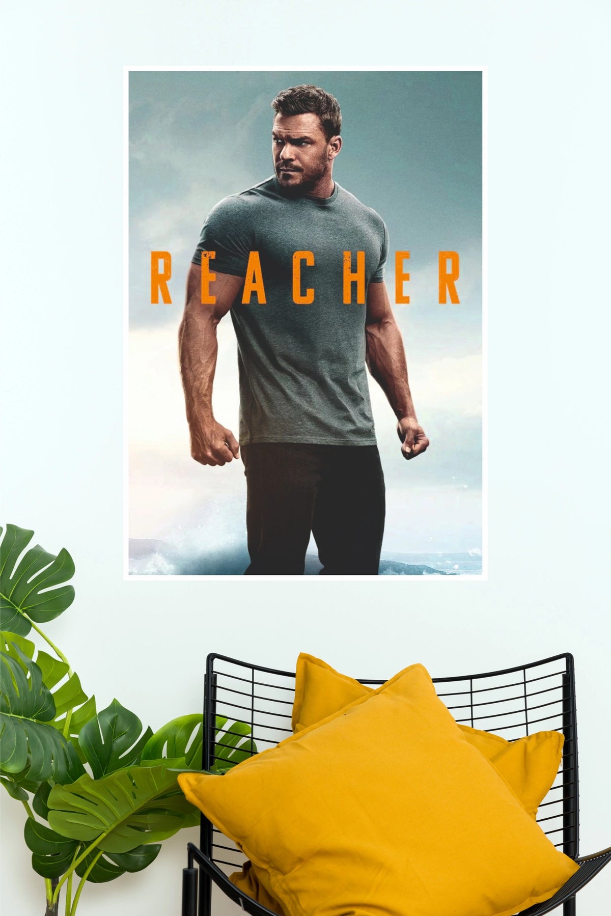 Jack Reacher Poster – Action Hero Minimalist Wall Art   (Series  Poster)
