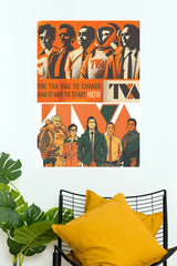 Loki TVA Poster – The TVA Has to Change Vintage Comic Style Wall Art  (Series  Poster)