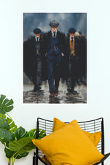 Peaky Blinders Tommy Shelby Poster – Cinematic Vintage Gangster Wall Art  (Series  Poster)