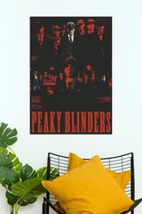 Peaky Blinders Vintage Gangster Wall Poster   (Series  Poster)