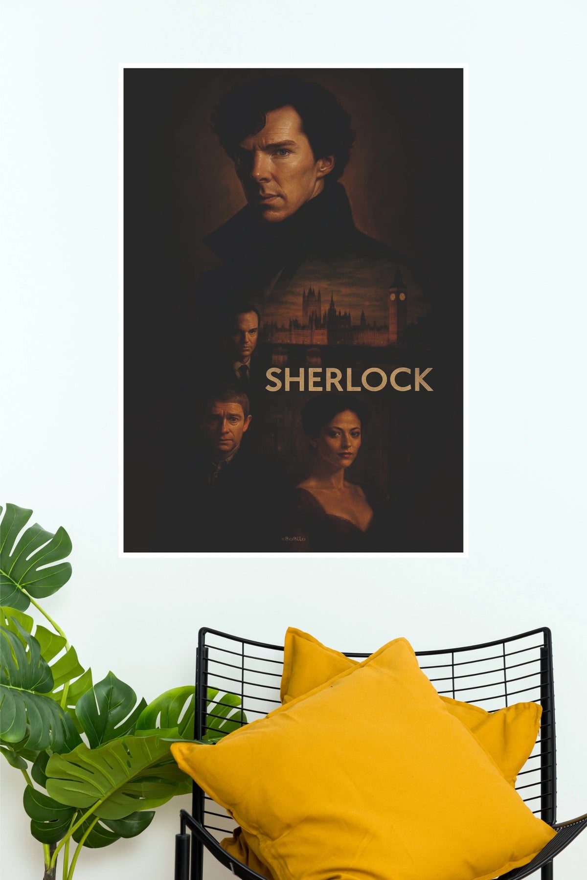 Sherlock Holmes Classic Detective Wall Poster (Series  Poster)