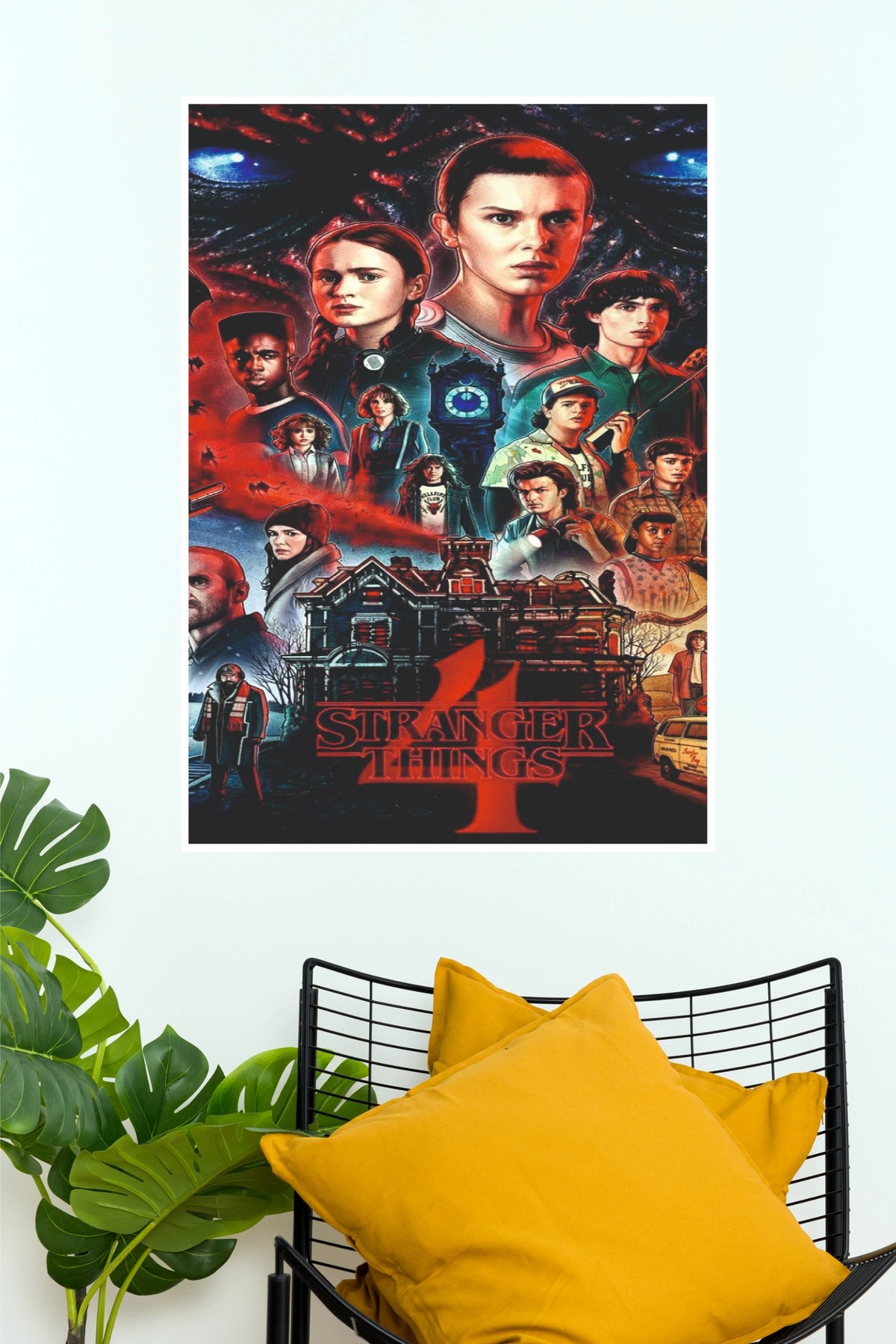 Stranger Things Retro Horror Poster – Upside Down TV Series Wall Art (Series  Poster)