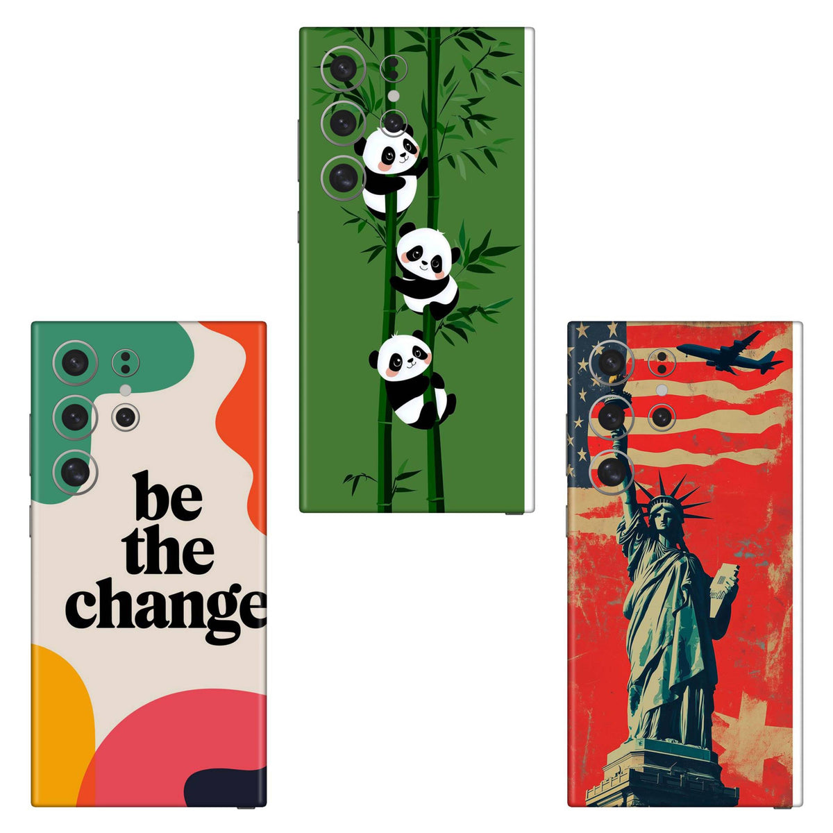 Combo 182 Mobile Skin Pack Of 3 Combo