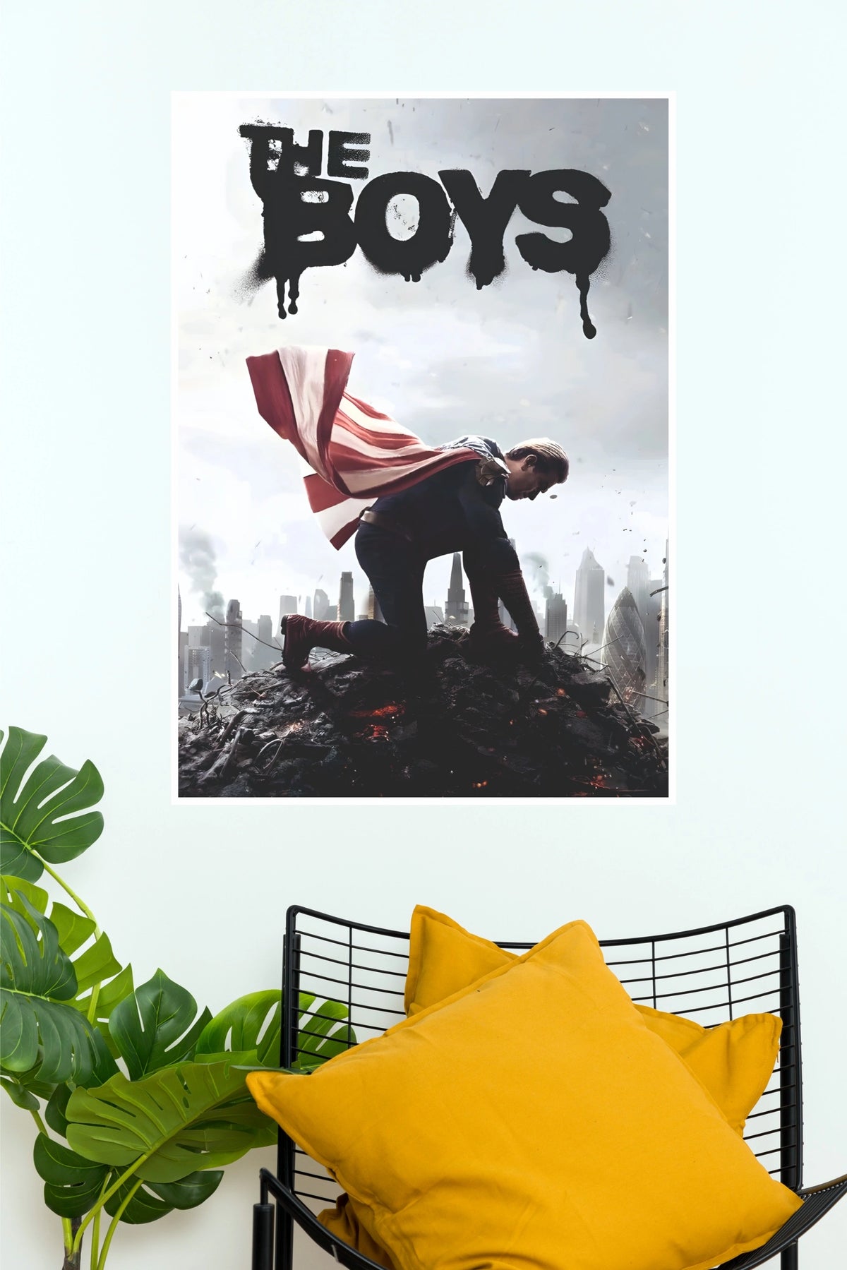 The Boys Superhero TV Series Vintage Poster | Dark Comic Wall Art   (Series  Poster)