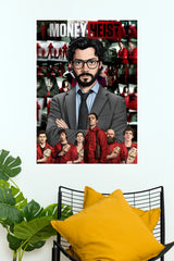 Money Heist Professor & Crew Poster | La Casa de Papel Wall Art  (Series  Poster)
