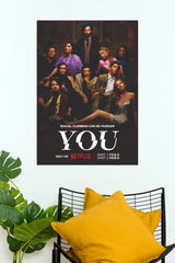 You TV Series Poster – Dark Minimalist Crime Drama Wall Art   (Series  Poster)