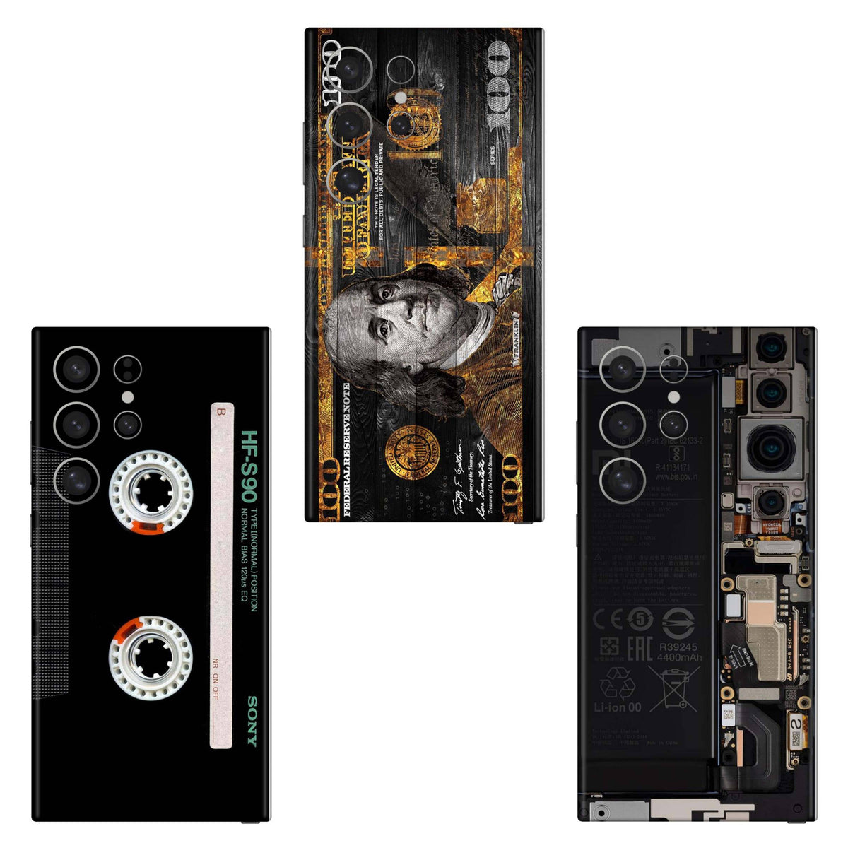 Combo 184 Mobile Skin Pack Of 3 Combo