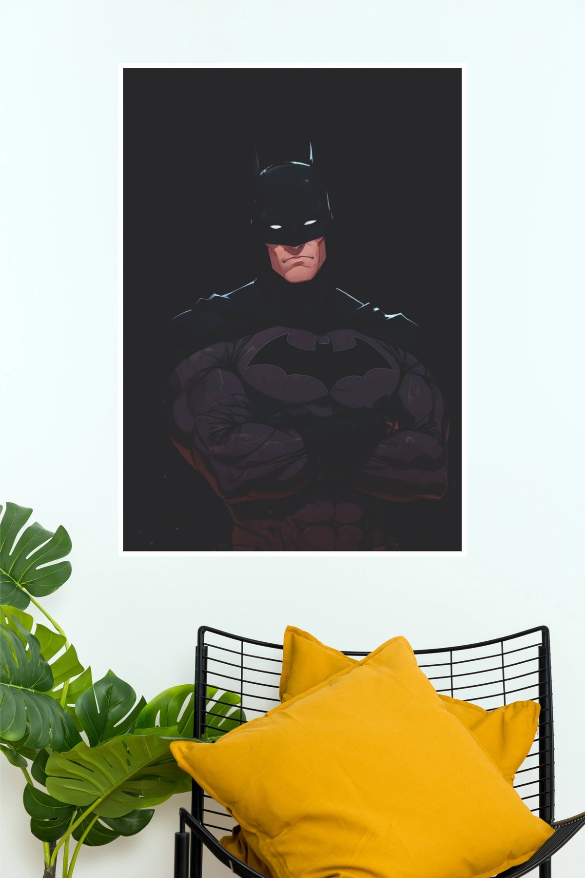 Batman Dark Knight Burdened With Glorious Purpose Wall Poster – Dark Superhero Art Print  (Super Hero Poster) (Copy