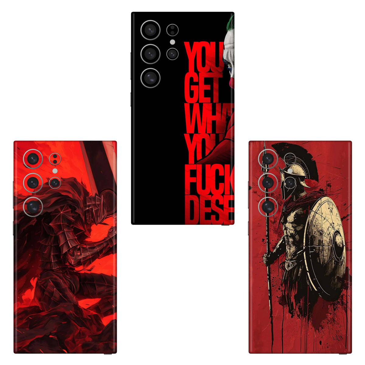 Combo 192 Mobile Skin Pack Of 3 Combo