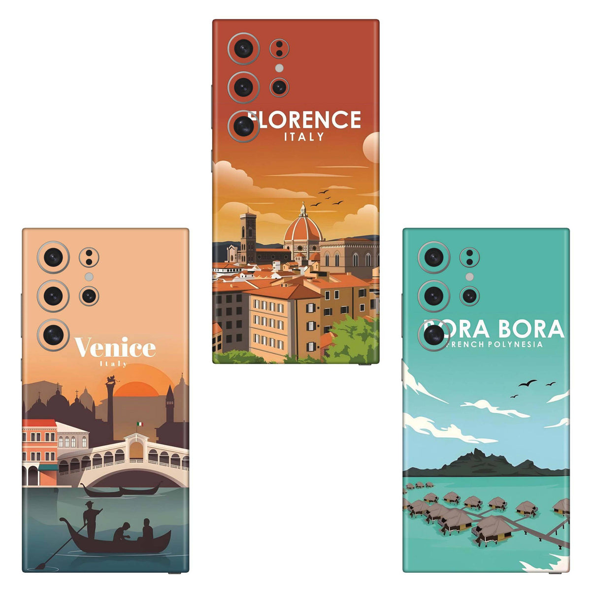Combo 193 Mobile Skin Pack Of 3 Combo