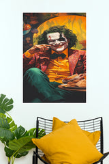 Laughing Joker Cinematic Poster – Vintage Comic Style Wall Art (Super Hero Poster)
