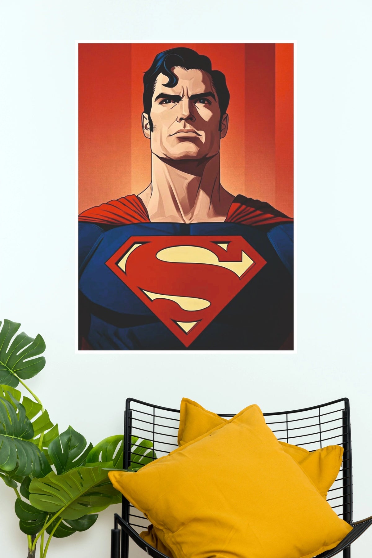 Man of Steel Classic Superhero Poster (Super Hero Poster)