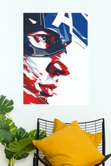 Marvel Cinematic Universe Heroic Portrait Poster   (Super Hero Poster)