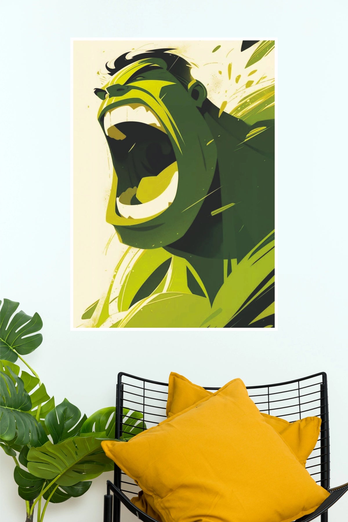 The Hulk Monster Within Green Power Wall Poster  (Super Hero Poster)