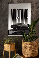 1969 Ford Mustang Poster | Cars Posters