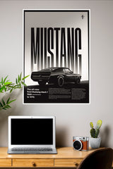 1969 Ford Mustang Poster | Cars Posters