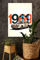1969 Porsche 911 R Poster | Cars Posters