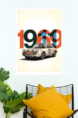 1969 Porsche 911 R Poster | Cars Posters