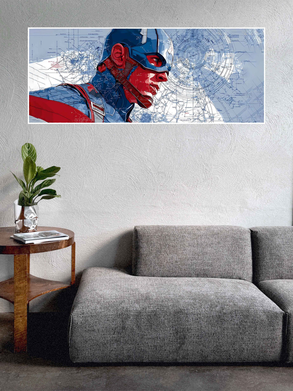 Blueprint of a Hero | Big Infinity Poster