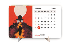 Last Samurai Premium Table Desk Calendar – 2026