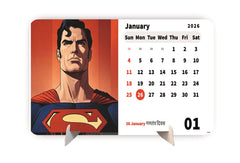 SUPER STRONG ANIMES Premium Table Desk Calendar – 2026