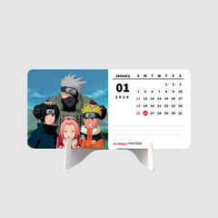 Duo Naruto & Sasuke Premium Table Desk Calendar