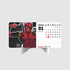 SUPER HERO Premium Table Desk Calendar