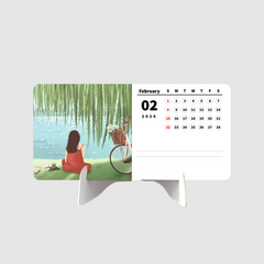 GREEN Valley Premium Table Desk Calendar
