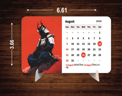 Samurai Premium Table Desk Calendar – 2026