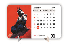 Last Samurai Standing Premium Table Desk Calendar – 2026
