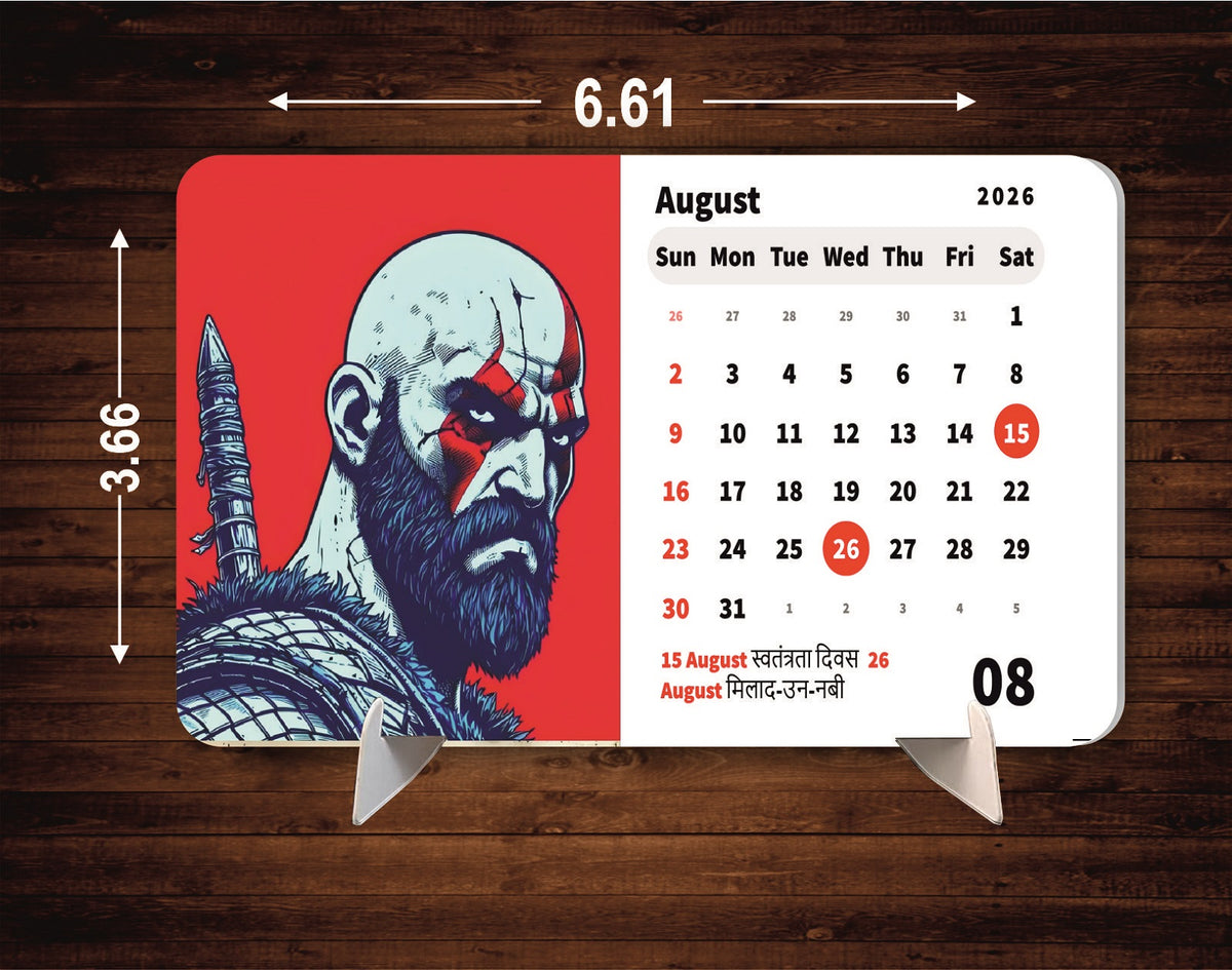 Red Dead Redemption Premium Table Desk Calendar – 2026