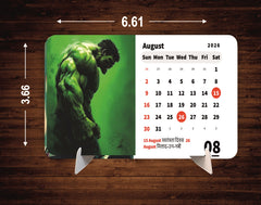 SUPER STRONG ANIME HEROS Premium Table Desk Calendar – 2026