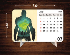 HUNTING Premium Table Desk Calendar – 2026