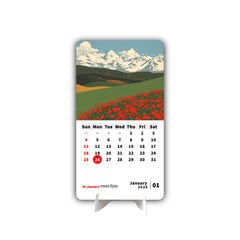 GO NATURE Premium Table Desk Calendar – 2026