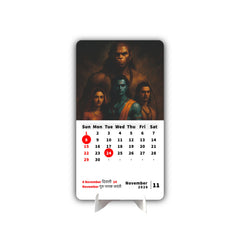 Lord Hanuman Premium Table Desk Calendar – 2026