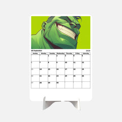 SUPER HERO Premium Table Desk Calendar
