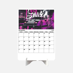 SUPER Car Collection Premium Table Desk Calendar