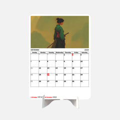 Samurai Legend Premium Table Desk Calendar