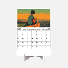 Nature’s River Glow Premium Table Desk Calendar